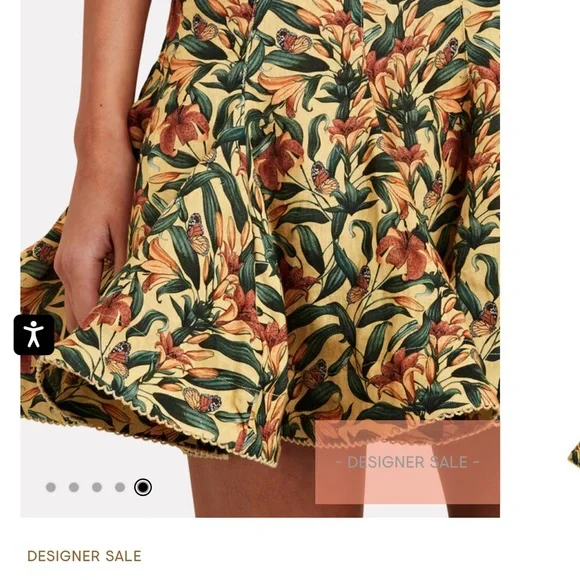 AGUA BY AGUA BENDITA
Anturio Monarca Linen Halter Mini Dress - Picture 11 of 12